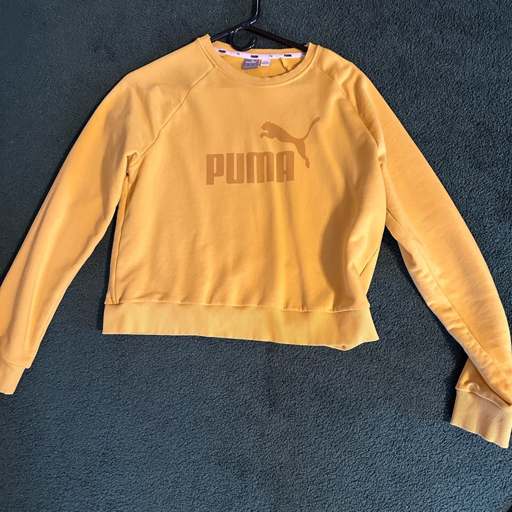 Puma Yellow Sweatshirt